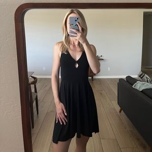 Urban Outfitters cut out black mini dress